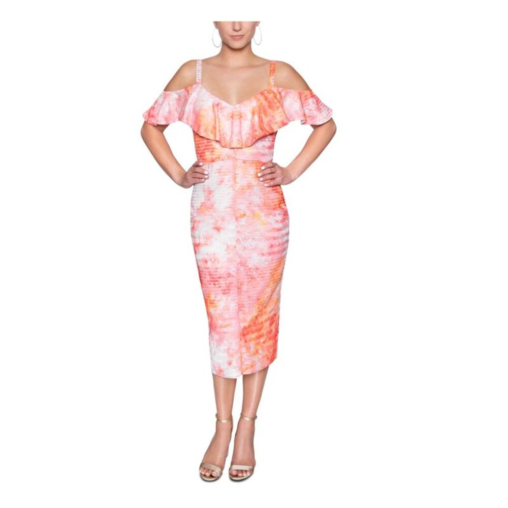 rainbow fashion plus size dresses Pastel Long Sleeve Midi Dress with Pockets, Women Ombre Gradie – Starcove Embellished Cut-Out Bandeau Maxi Skirt Length:40 plus size breezy dress providing a comfortable and